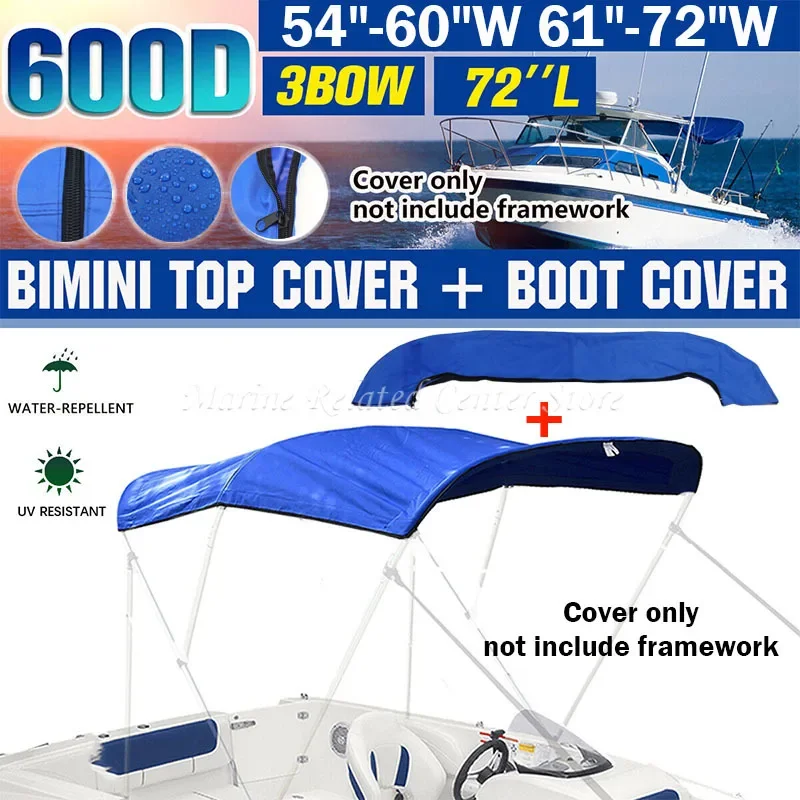 3 BOW Bimini Top Boot Cover 600D Waterproof Anti UV Boat Cover No Frame Marine Dustproof Cover Boat Accessories
3 BOW Bimini Top Boot Cover 600D Waterproof Anti UV Boat Cover No Frame Marine Dustproof Cover Boat Accessories