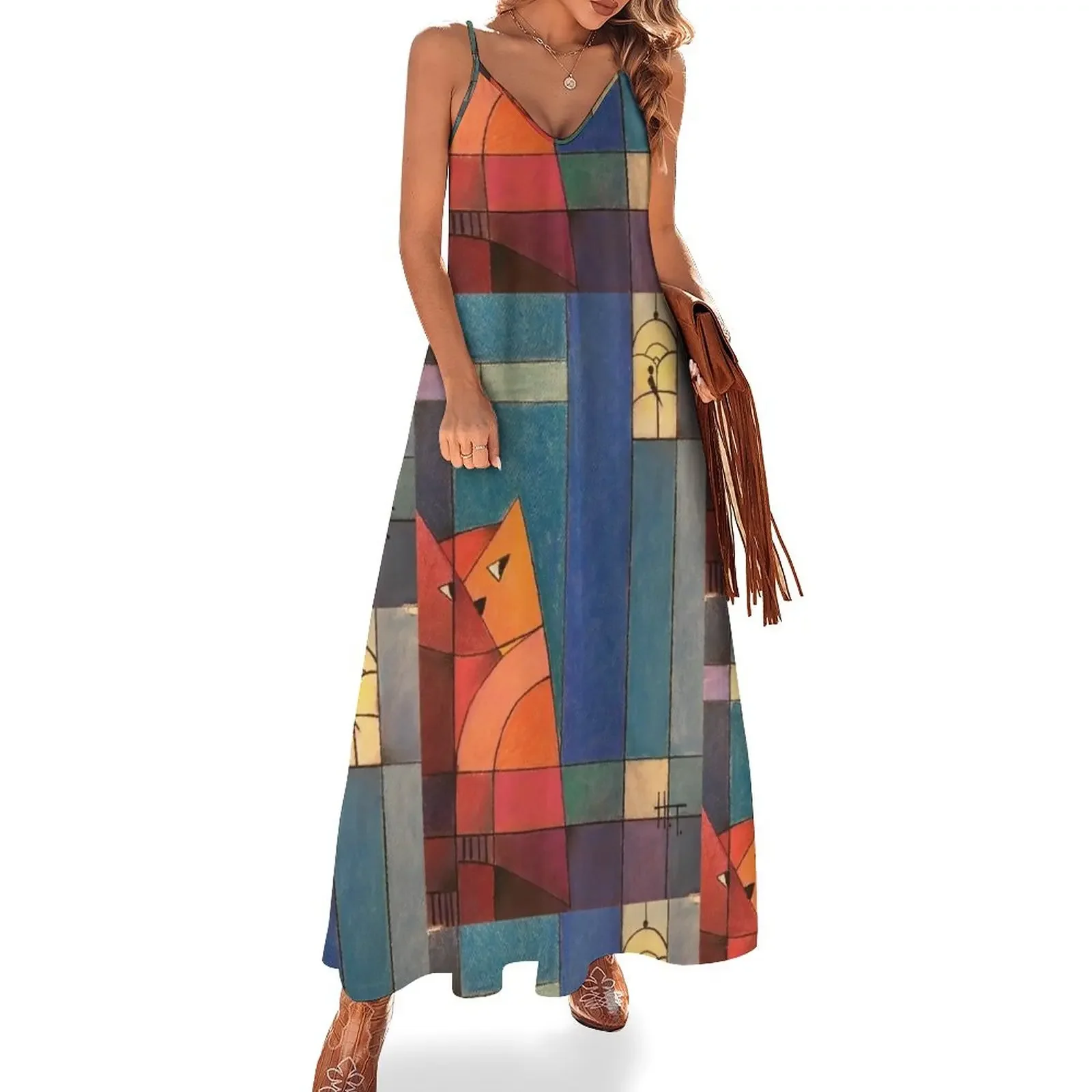 Red cat hunting a bird Sleeveless Dress luxury evening dresses 2025 evening dresses women
Red cat hunting a bird Sleeveless Dress luxury evening dresses 2025 evening dresses women