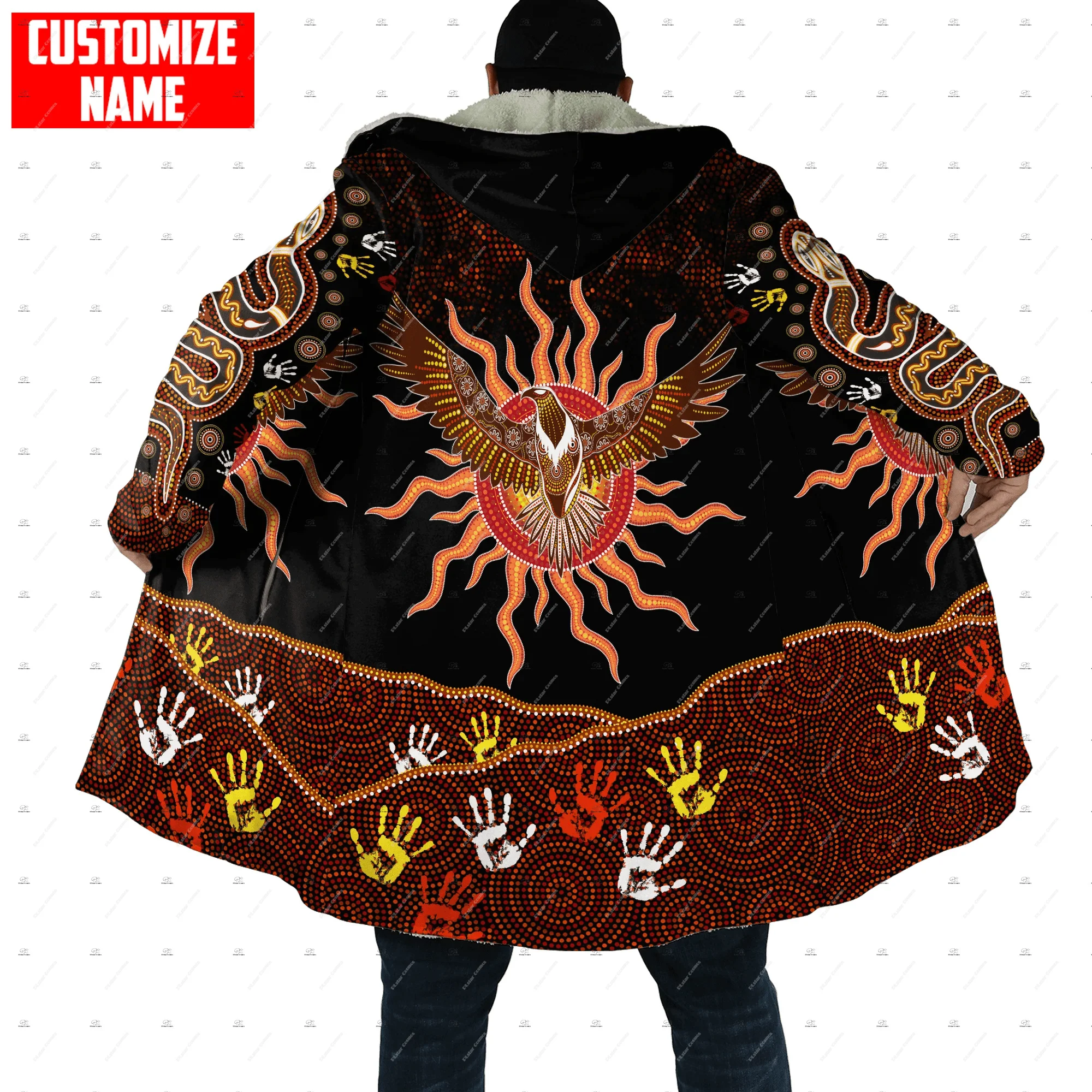 Australia kangaroo Aborigine Retro Indigenous Tattoo Vintage 3D Autumn Winter Overcoat Cloak Thicker Hoodies Harajuku Jacket A3
Australia kangaroo Aborigine Retro Indigenous Tattoo Vintage 3D Autumn Winter Overcoat Cloak Thicker Hoodies Harajuku Jacket A3