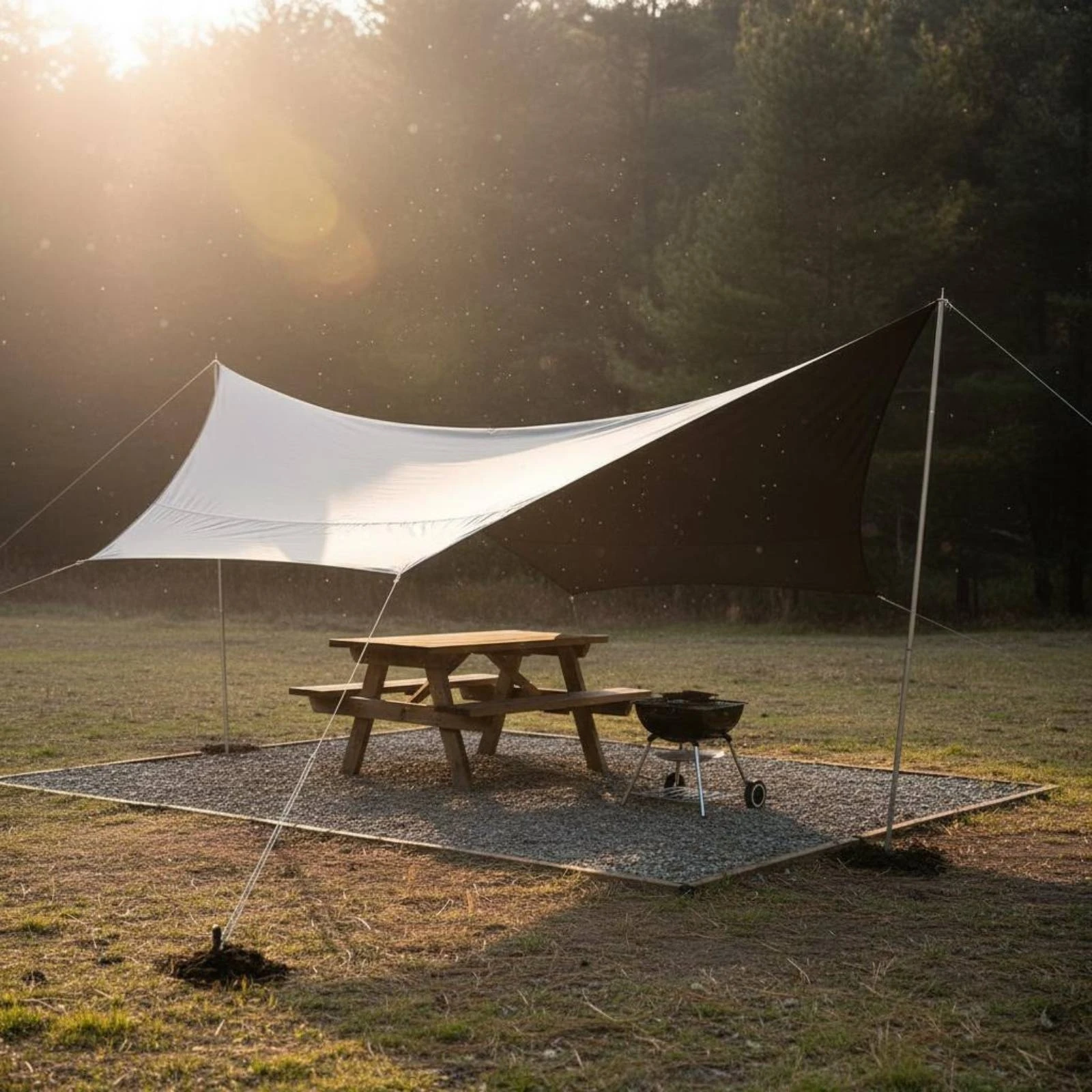 Waterproof Sunshade Tent Resistant Camping Tarp Shelter Portable Tarp Canopy Easy to Set up Rain Fly Lightweight for Picnic
Waterproof Sunshade Tent Resistant Camping Tarp Shelter Portable Tarp Canopy Easy to Set up Rain Fly Lightweight for Picnic
