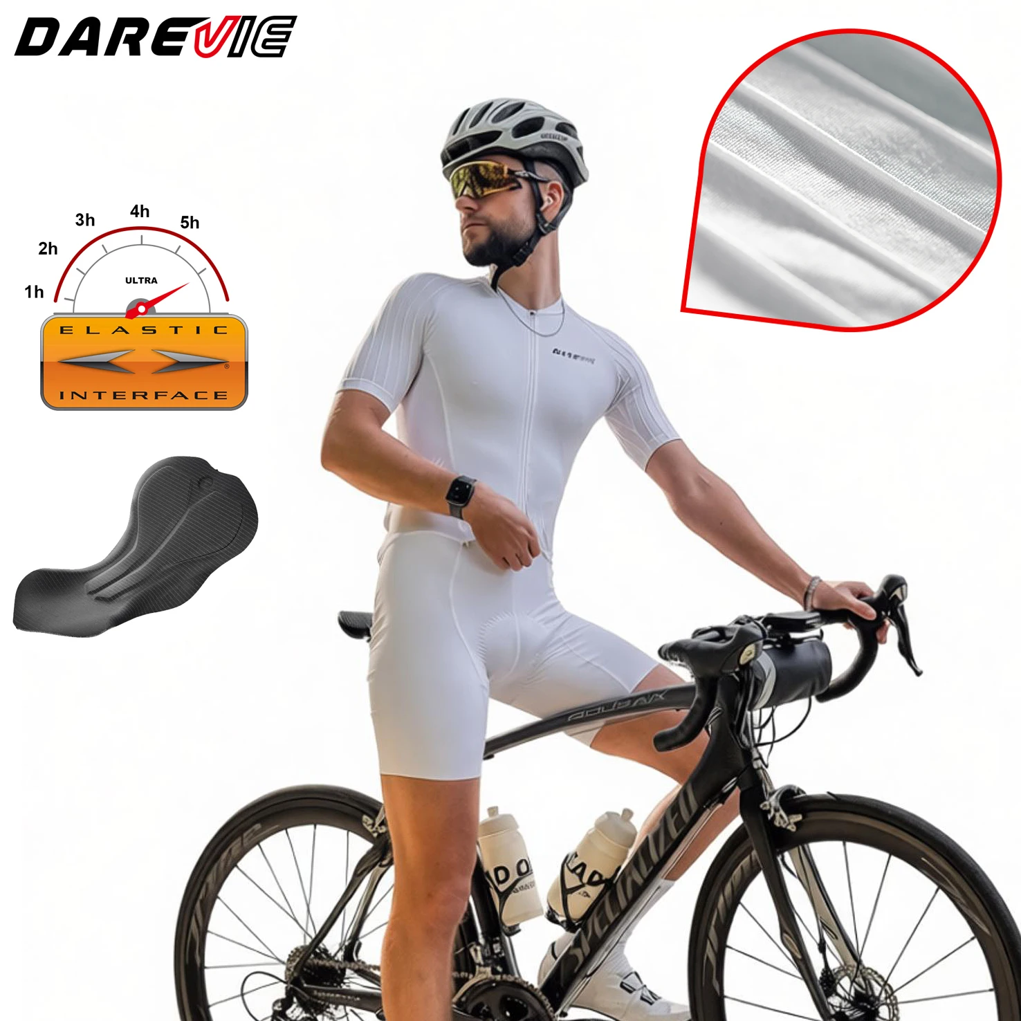 DAREVIE Man Cycling Set AERO Reduce Resistance Pro Level Man Cycling Maillot Italy ELASTIC-INTERFACE® Pad Men's Cycling Jersey
DAREVIE Man Cycling Set AERO Reduce Resistance Pro Level Man Cycling Maillot Italy ELASTIC-INTERFACE® Pad Men's Cycling Jersey