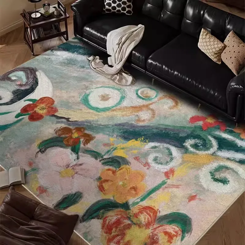 Vintage Living Room Carpet Floral Abstract Art Design Light Luxury Advanced Bedroom Rug Home Decoration Sofa Coffee Table Mat 러그
Vintage Living Room Carpet Floral Abstract Art Design Light Luxury Advanced Bedroom Rug Home Decoration Sofa Coffee Table Mat 러그