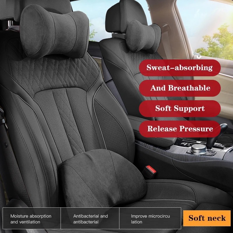 Memory Foam Car Neck Pillow Protective Lumbar Back Support Breathable Car Headrest Cushion Relieve Stress Car Seat Pillow
Memory Foam Car Neck Pillow Protective Lumbar Back Support Breathable Car Headrest Cushion Relieve Stress Car Seat Pillow