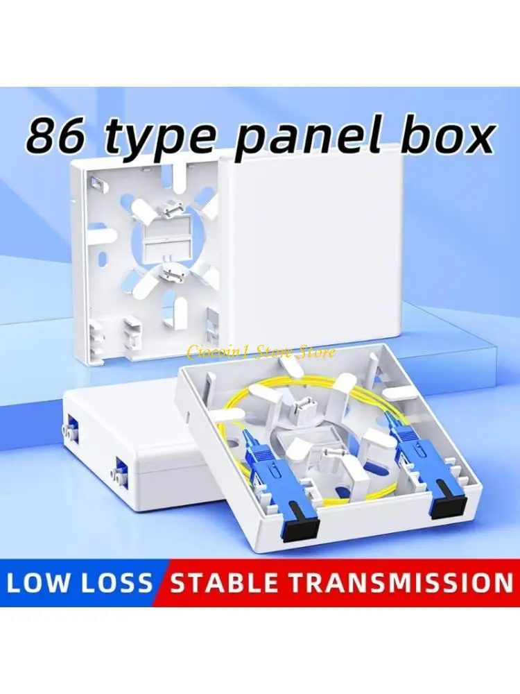 A3PC Double Port Compatible Fiber Opt Panel Box 86 Type Wall Mount Fiber Protections
A3PC Double Port Compatible Fiber Opt Panel Box 86 Type Wall Mount Fiber Protections