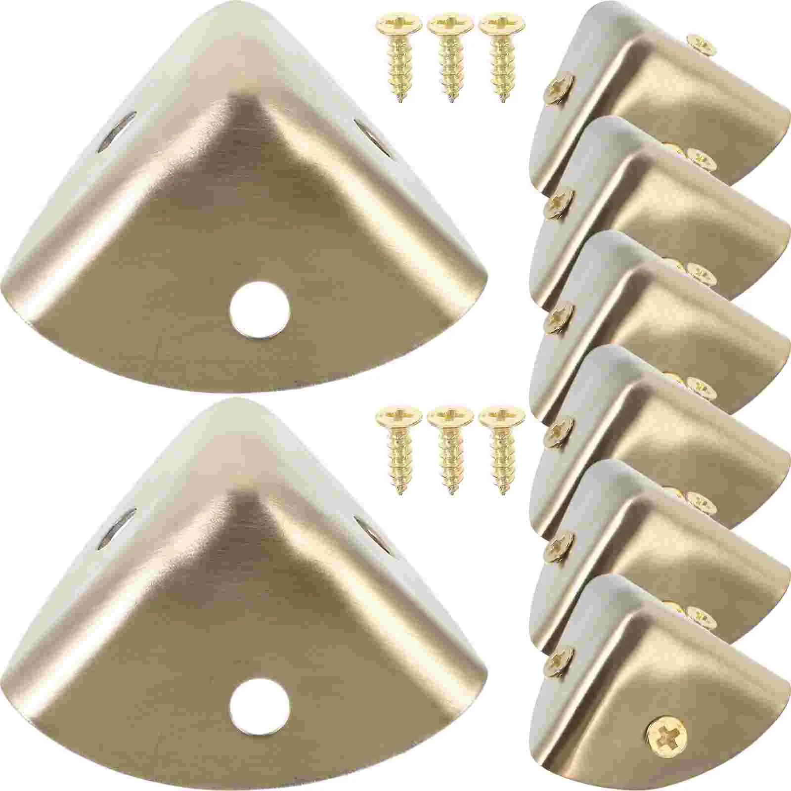 8 Pcs Triangle Wooden Box Corner Protectors Bumpers 360X360X200CM Stainless Steel Guards
8 Pcs Triangle Wooden Box Corner Protectors Bumpers 360X360X200CM Stainless Steel Guards