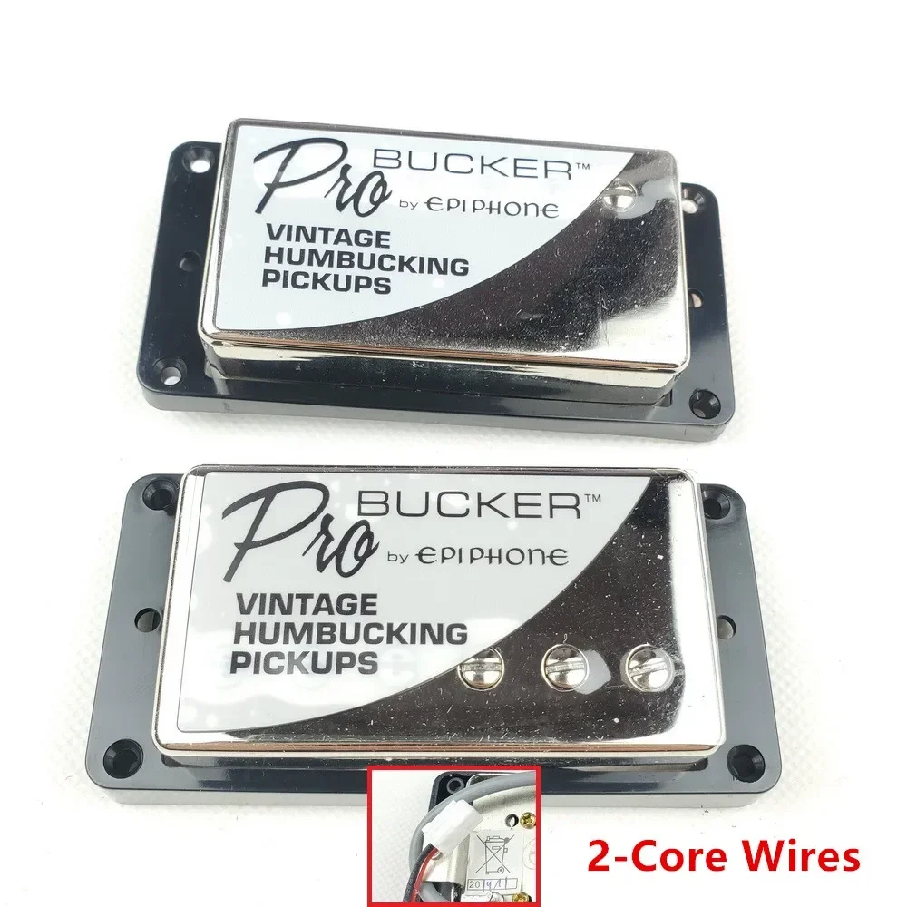 1 Set Nickel Standard ProBucker N and B Electric Guitar Humbucker Pickups with Pro Wiring Harness silver Cover
1 Set Nickel Standard ProBucker N and B Electric Guitar Humbucker Pickups with Pro Wiring Harness silver Cover