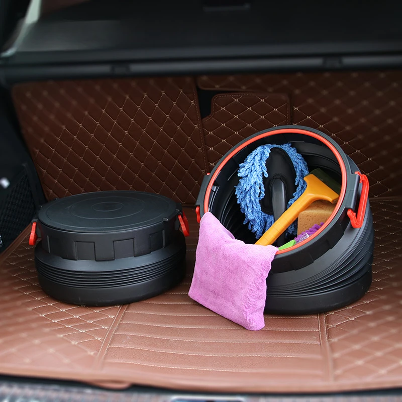 Retractable Folding Bucket Large Capicity Car Trash Bin Outdoor Fishing Buckets Vehicle Cleaning Tools Garden Watering Buckets
Retractable Folding Bucket Large Capicity Car Trash Bin Outdoor Fishing Buckets Vehicle Cleaning Tools Garden Watering Buckets