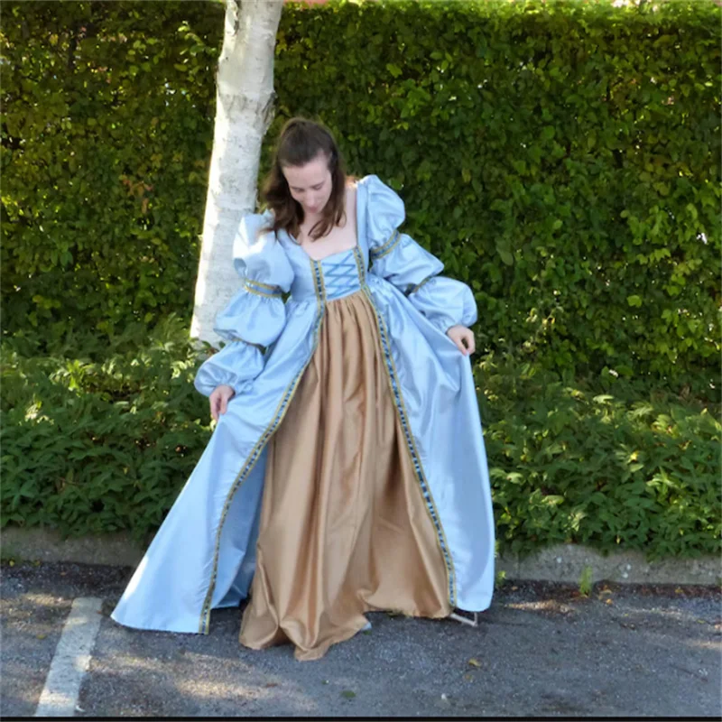 Italy Renaissance Borgia Style Costume Tudor Elizabethan Queen Medieval Walking Ball Gown Custom Made
Italy Renaissance Borgia Style Costume Tudor Elizabethan Queen Medieval Walking Ball Gown Custom Made