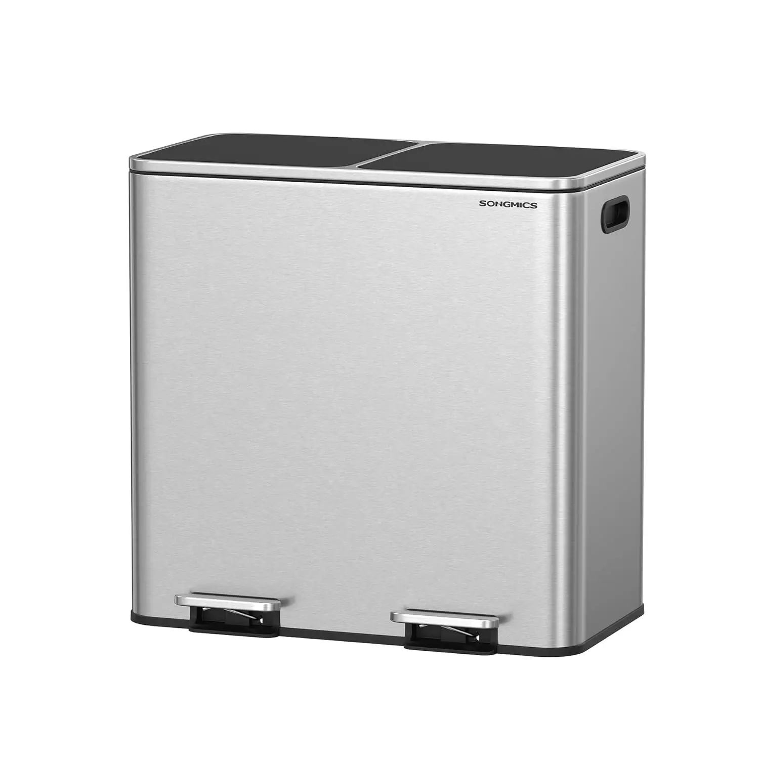 2 Compartment 10.6Gal Plastic Trash Can Airtight Hinged Lids Kitchen Home 15 Bags Silver Black, Custom
2 Compartment 10.6Gal Plastic Trash Can Airtight Hinged Lids Kitchen Home 15 Bags Silver Black, Custom