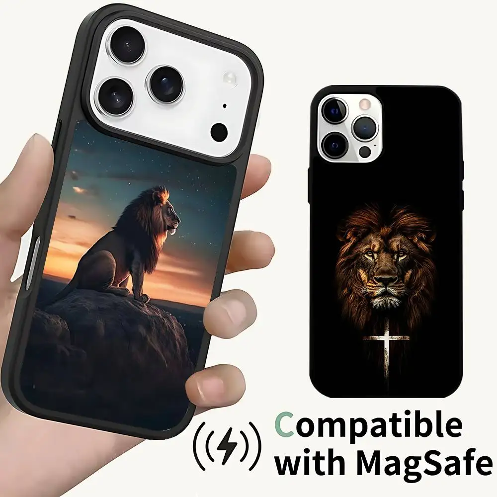 King of the beasts Lion Magnetic Phone Case For IPhone 14 16 17 13 12 11 15 Pro Max Plus For Magsafe Wireless Charge Cover
King of the beasts Lion Magnetic Phone Case For IPhone 14 16 17 13 12 11 15 Pro Max Plus For Magsafe Wireless Charge Cover