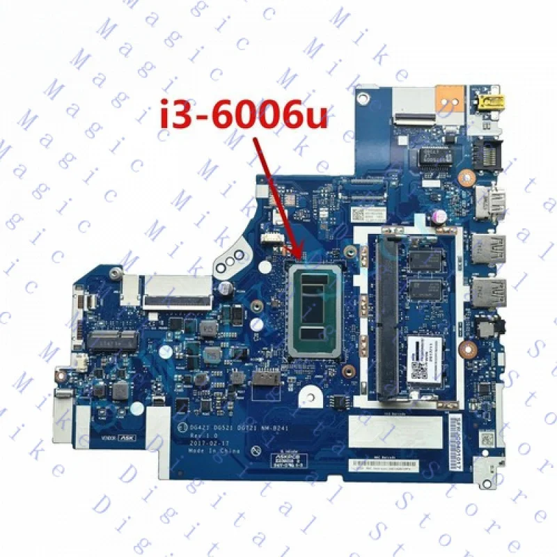 UU For Lenovo 320-15isk 320-17ISK Laptop Motherboard With i3-6006u CPU 4GB RAM
UU For Lenovo 320-15isk 320-17ISK Laptop Motherboard With i3-6006u CPU 4GB RAM