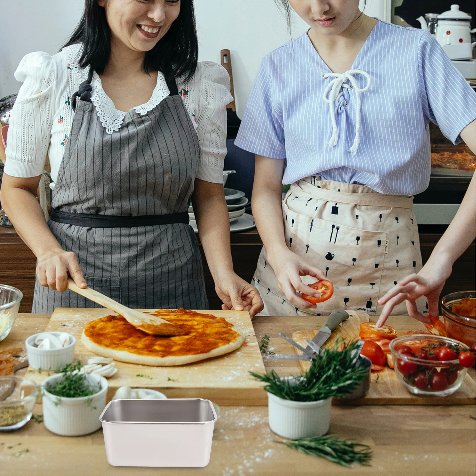 2pcs Stainless Steel Square Plate Containers Airtight Food Bread Box Lightweight Home Kitchen Storage
2pcs Stainless Steel Square Plate Containers Airtight Food Bread Box Lightweight Home Kitchen Storage