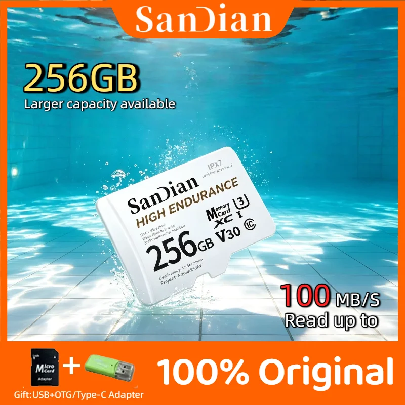 Original High Endurance 128GB 256GB Micro TF SD Card V30 U3 C10 For Dash Camera Car Recorder Security Camera 2026 V30 HD
Original High Endurance 128GB 256GB Micro TF SD Card V30 U3 C10 For Dash Camera Car Recorder Security Camera 2026 V30 HD