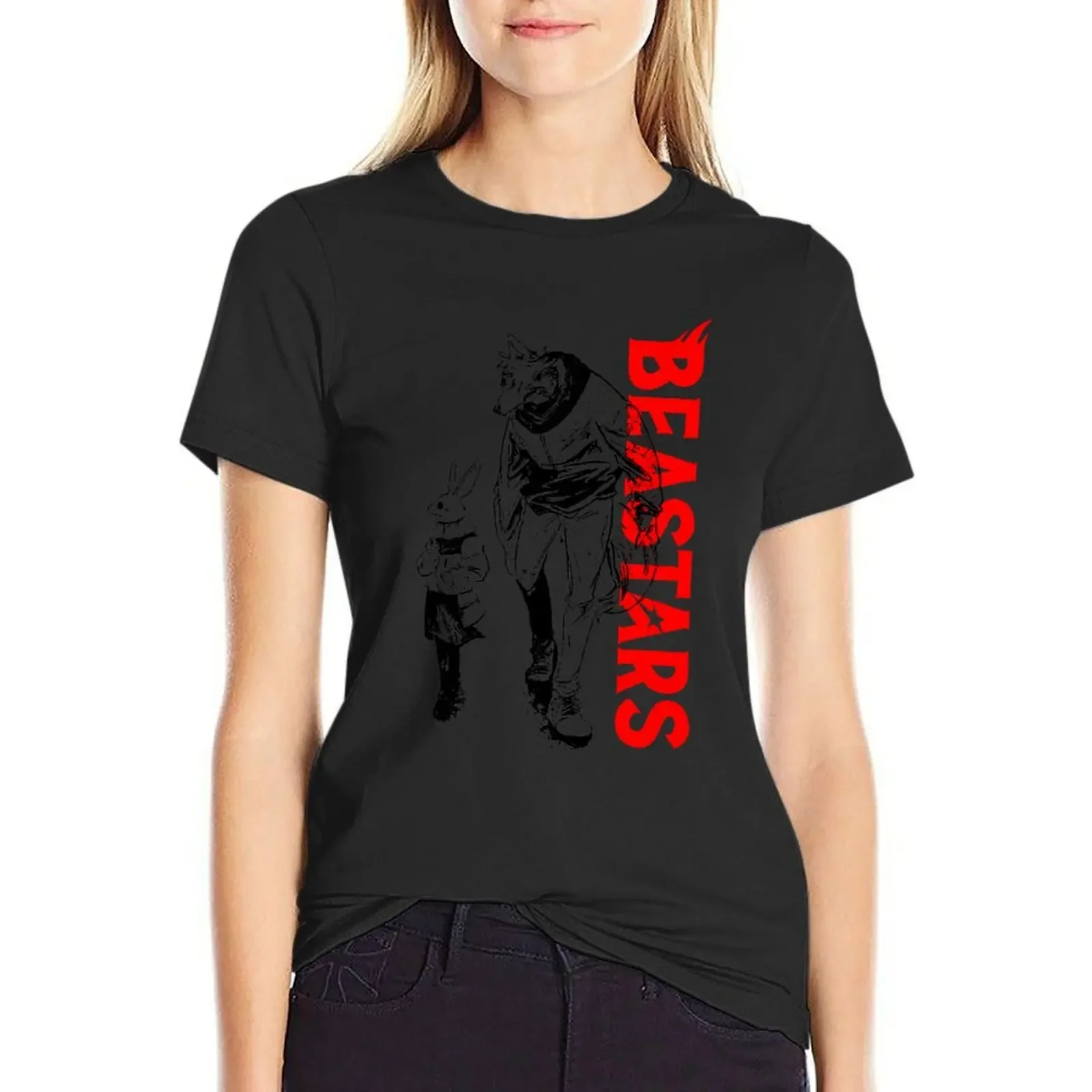 Legoshi and Haru - Beastars T-Shirt animal print shirt for girls anime clothes quick drying summer clothes Women clothes
Legoshi and Haru - Beastars T-Shirt animal print shirt for girls anime clothes quick drying summer clothes Women clothes
