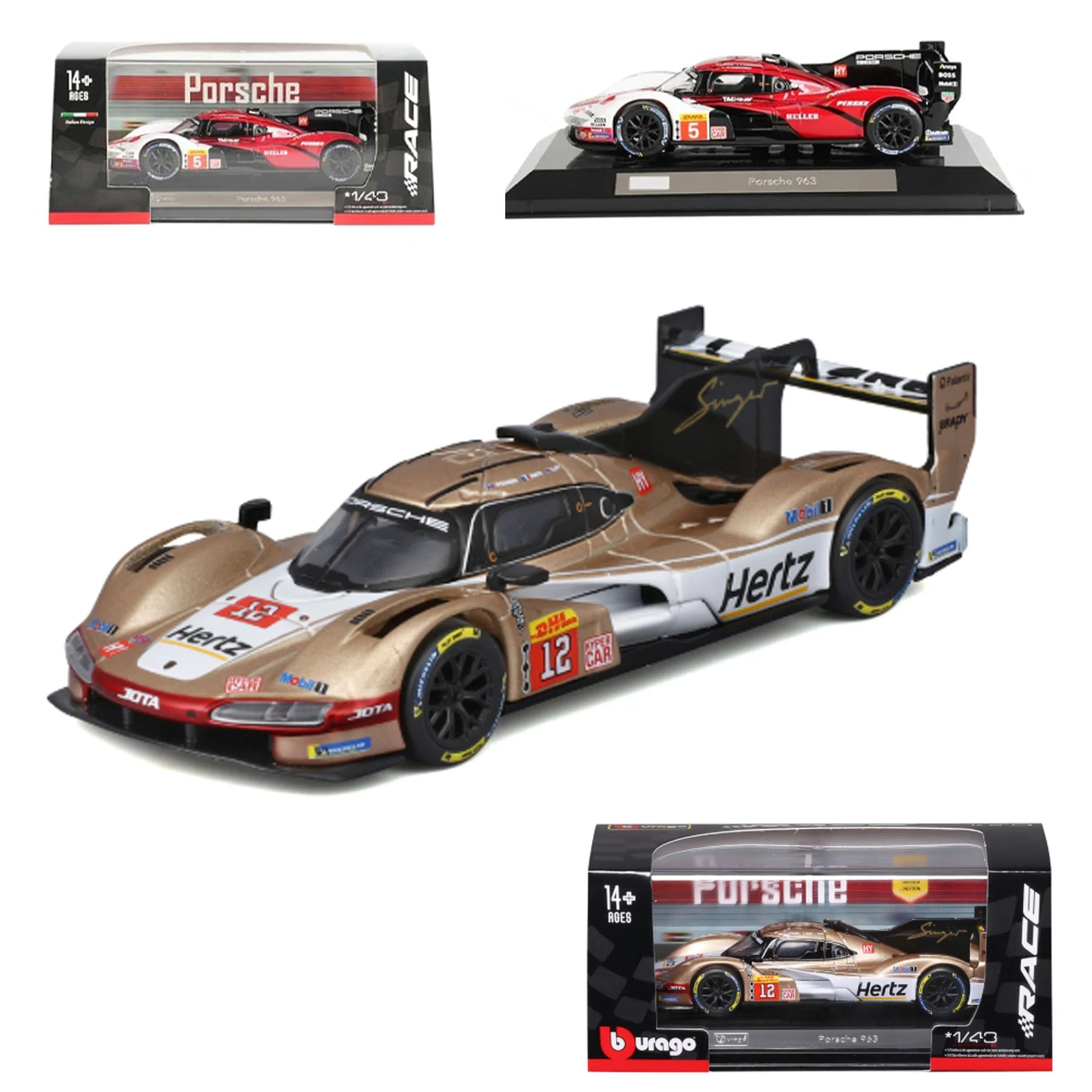 1/43 Porsche 963 24 HEURES DU MANS Bburago 1:43 963 # 5, гоночная модель, имитация автомобиля, модель автомобиля из сплава, игрушка, мужская коллекция, подарок
1/43 Porsche 963 24 HEURES DU MANS Bburago 1:43 963 # 5, гоночная модель, имитация автомобиля, модель автомобиля из сплава, игрушка, мужская коллекция, подарок
