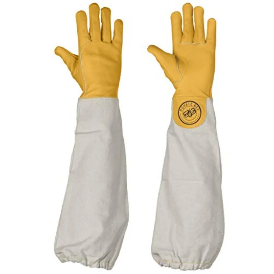 111 Cowhide Beekeeping Gloves with Extended Sleeves
111 Cowhide Beekeeping Gloves with Extended Sleeves