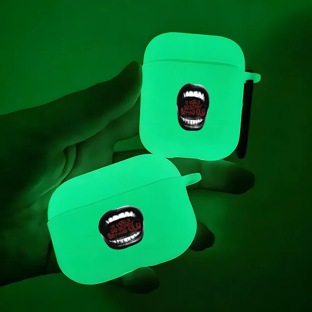 Horror Mouth Night Light Luminous Silicone Earbuds Case for AirPods 1/2/3/4 Earphone Case for AirPods Pro2/Pro3/Pro Soft Cover
Horror Mouth Night Light Luminous Silicone Earbuds Case for AirPods 1/2/3/4 Earphone Case for AirPods Pro2/Pro3/Pro Soft Cover