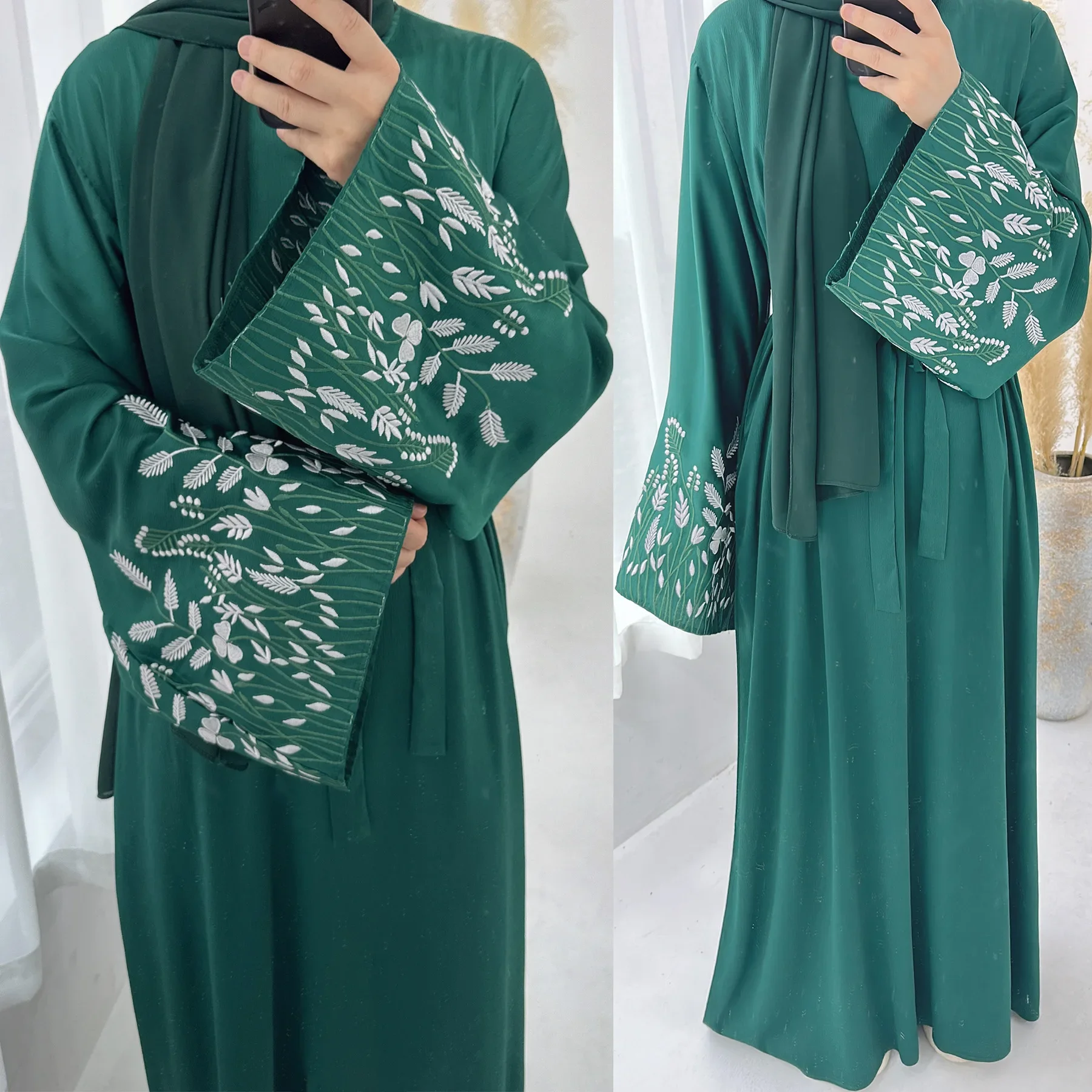 2025 Saudi Arabia Embroidery Muslim Modest Dress for Women Eid Dubai Abaya Luxury Islamic Turkey Holiday Party Jalabiya Clothing
2025 Saudi Arabia Embroidery Muslim Modest Dress for Women Eid Dubai Abaya Luxury Islamic Turkey Holiday Party Jalabiya Clothing