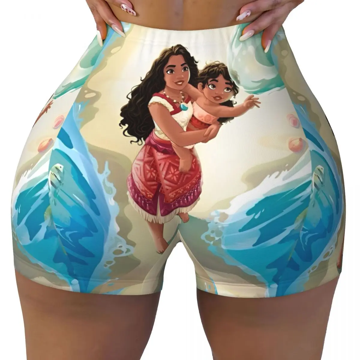 Women's Fitness Yoga Tight Shorts Vaiana Moana 2 Seamless Shorts Animated Musical Adventure Fitness Gym Pants
Women's Fitness Yoga Tight Shorts Vaiana Moana 2 Seamless Shorts Animated Musical Adventure Fitness Gym Pants