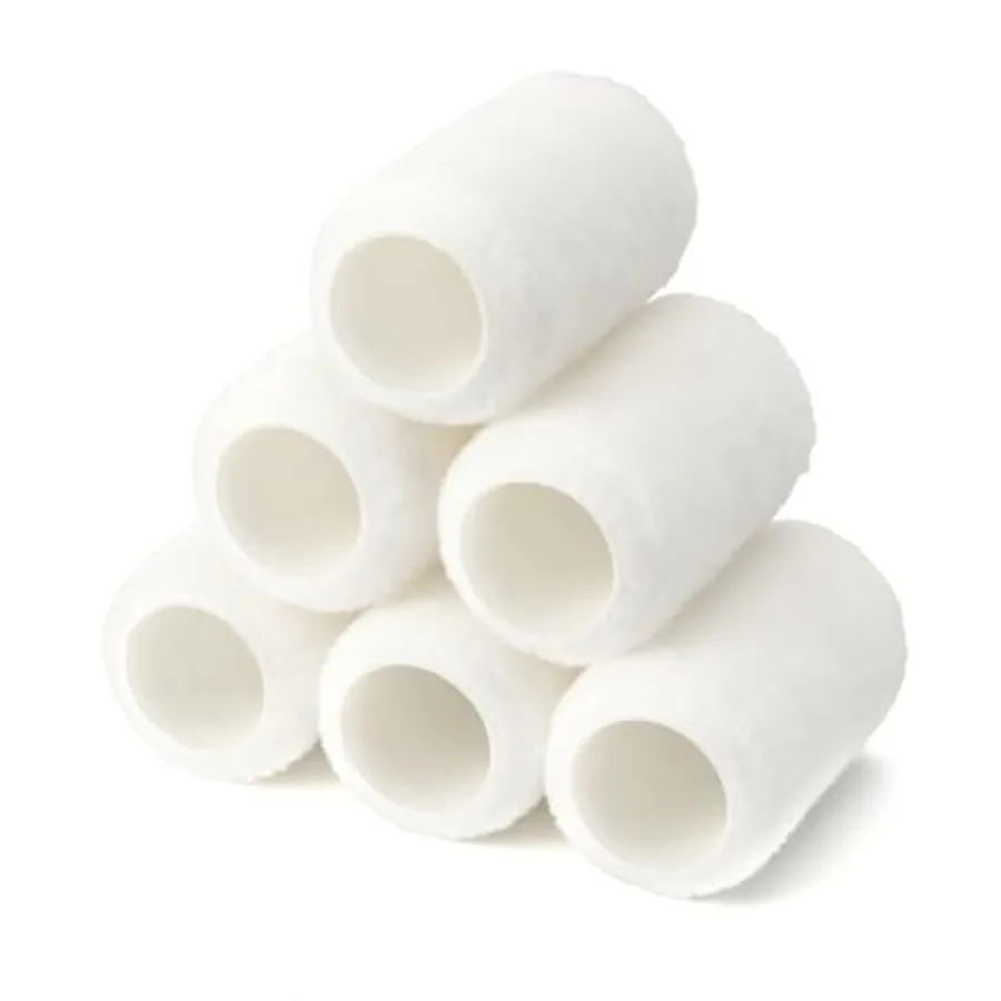 Bates- Paint Roller Covers, 4 Inch, 6 Pack 1/2" Nap Replacement Paint Roller Sleeves for Walls Cabinets Trim and Doors Smooth R
Bates- Paint Roller Covers, 4 Inch, 6 Pack 1/2" Nap Replacement Paint Roller Sleeves for Walls Cabinets Trim and Doors Smooth R