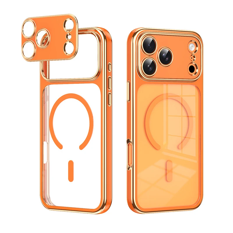 Luxury Transparent Plating For Magsafe Magnetic Phone Case for iPhone 17 16 13 15 14 Pro Max High-definition Clear Back Cover
Luxury Transparent Plating For Magsafe Magnetic Phone Case for iPhone 17 16 13 15 14 Pro Max High-definition Clear Back Cover