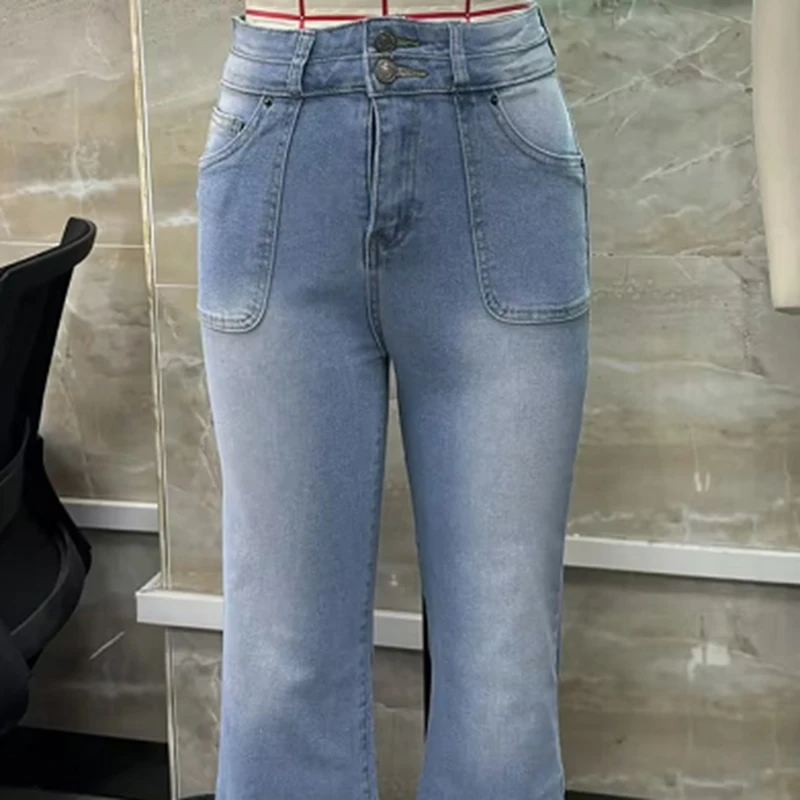 Women’s Stretch Flare Jeans Fashion Mid Rise Slim Fit Denim Pants Bell Bottoms With Pockets
Women’s Stretch Flare Jeans Fashion Mid Rise Slim Fit Denim Pants Bell Bottoms With Pockets