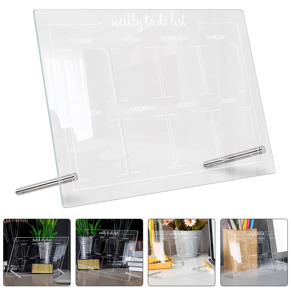 1Set Acrylic Whiteboard Desktop Transparent Dry Erase Board Multi Function Memo Planning Tabletop Writable Board
1Set Acrylic Whiteboard Desktop Transparent Dry Erase Board Multi Function Memo Planning Tabletop Writable Board