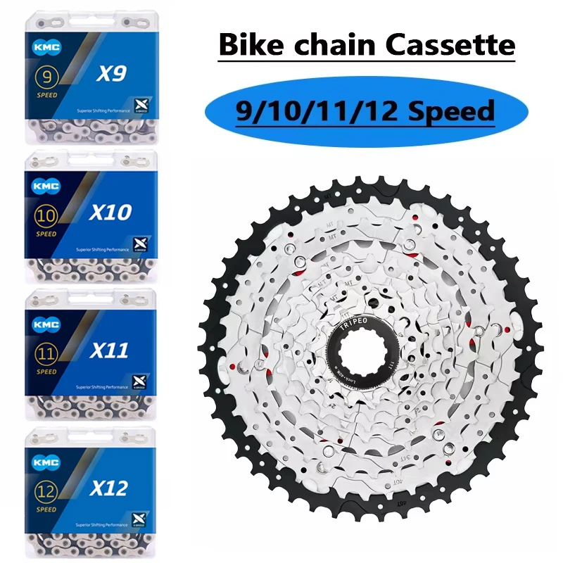 Mountain Bike Cassette 8/9/10/11/12 Speed 40/42/46/50/52T HG K7 Flywheel 8V 9V 10V 11V 12V X9 X10 X11 X12 Chains MTB Bike Parts
Mountain Bike Cassette 8/9/10/11/12 Speed 40/42/46/50/52T HG K7 Flywheel 8V 9V 10V 11V 12V X9 X10 X11 X12 Chains MTB Bike Parts