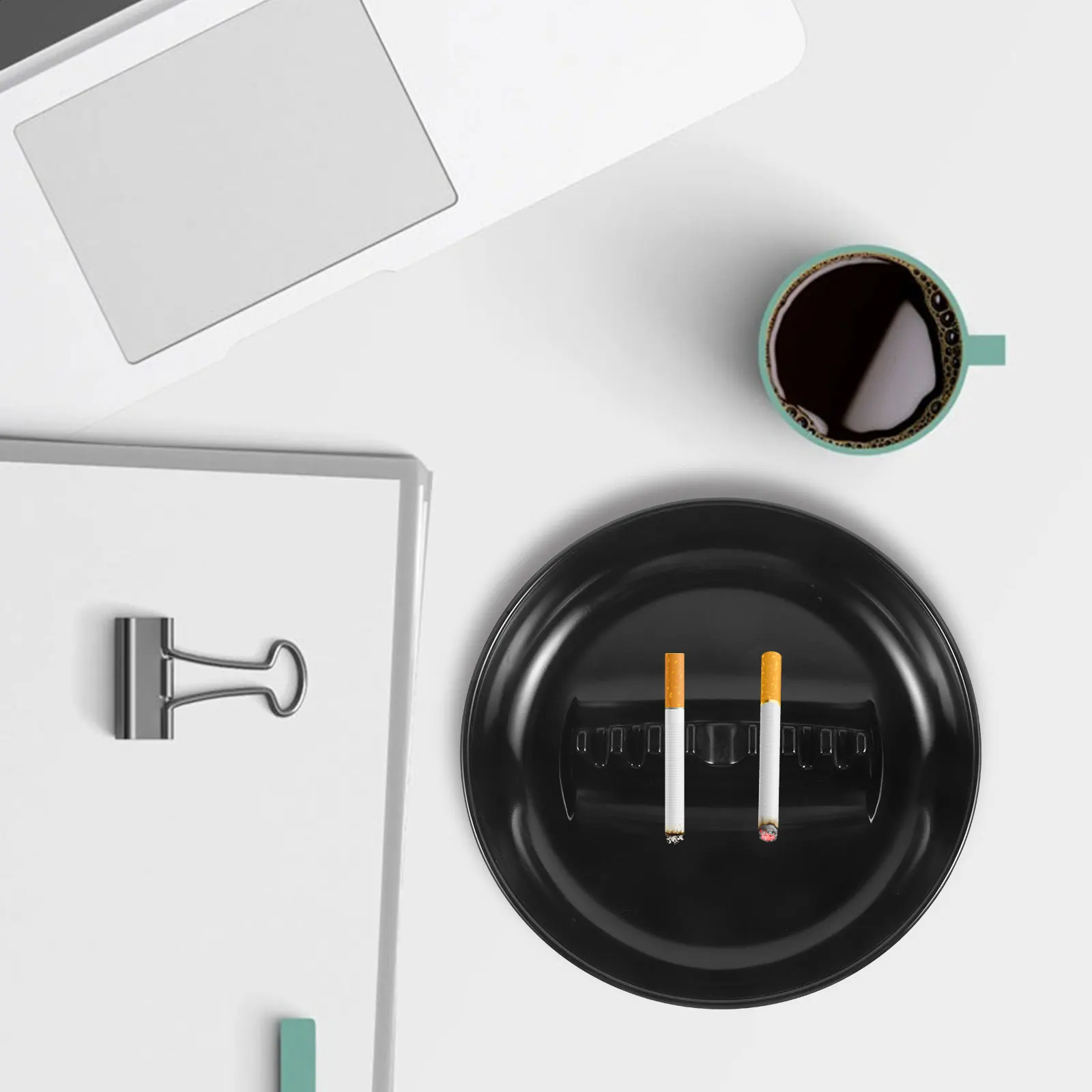 Black 7 Slot Cigarette Ashtray Rack Round Plastic Home Hotel Restaurant Use Easy Clean Creative Tabletop Outdoor Indoor 
Black 7 Slot Cigarette Ashtray Rack Round Plastic Home Hotel Restaurant Use Easy Clean Creative Tabletop Outdoor Indoor