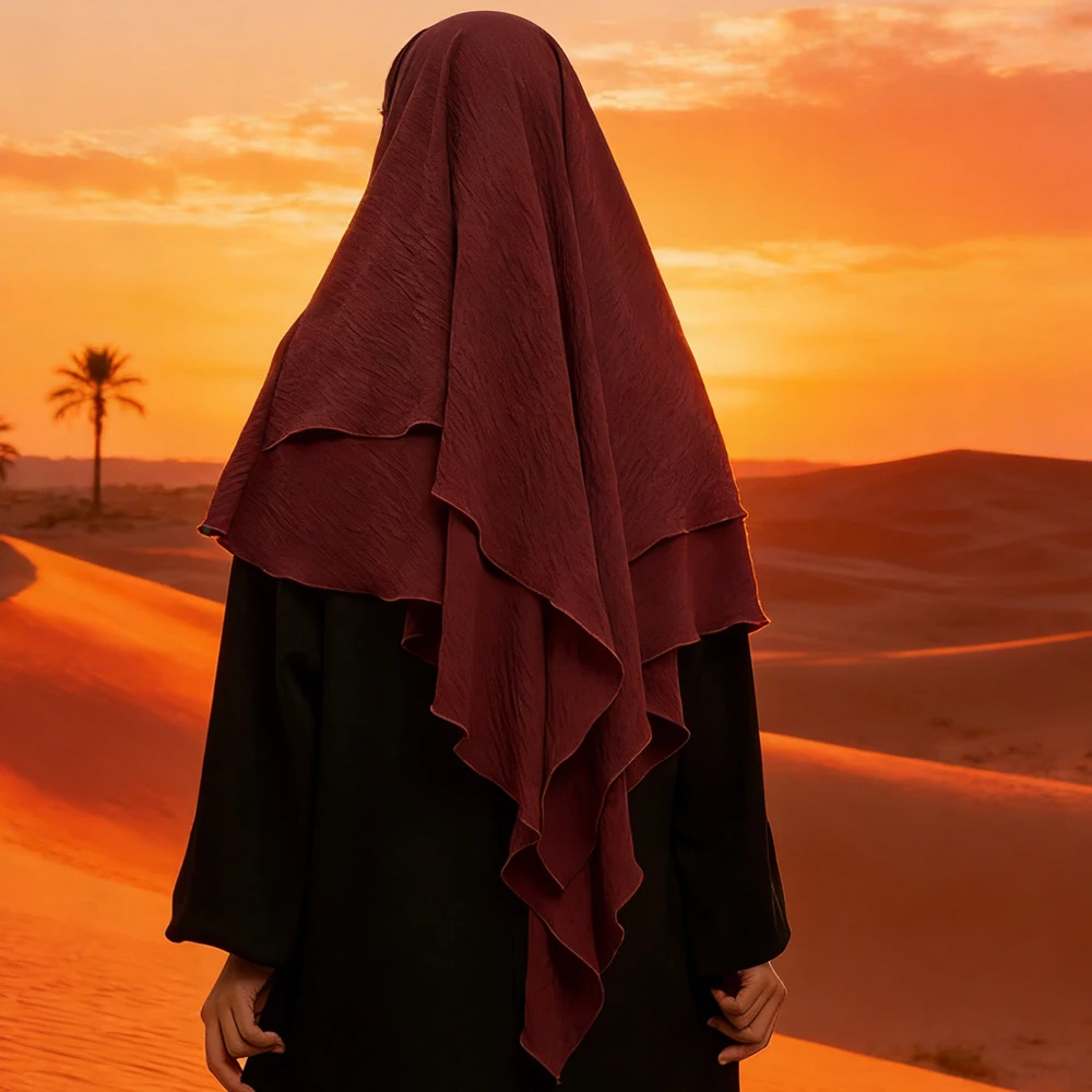 Muslim Women One Piece Amira Tops Hooded Overhead Khimar Long Khimar Scarf Islamic Prayer Hijab Arab Headscarf Ramadan Eid Burqa
Muslim Women One Piece Amira Tops Hooded Overhead Khimar Long Khimar Scarf Islamic Prayer Hijab Arab Headscarf Ramadan Eid Burqa