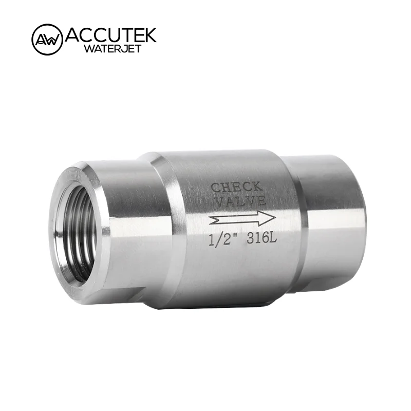 AW® 304 316 Stainless Steel Check Valve Female Thread BSPP One Way Non-retrun Valves 1/8" 1/4" 3/8" 1/2" 3/4" 1"2" 600psi
AW® 304 316 Stainless Steel Check Valve Female Thread BSPP One Way Non-retrun Valves 1/8" 1/4" 3/8" 1/2" 3/4" 1"2" 600psi