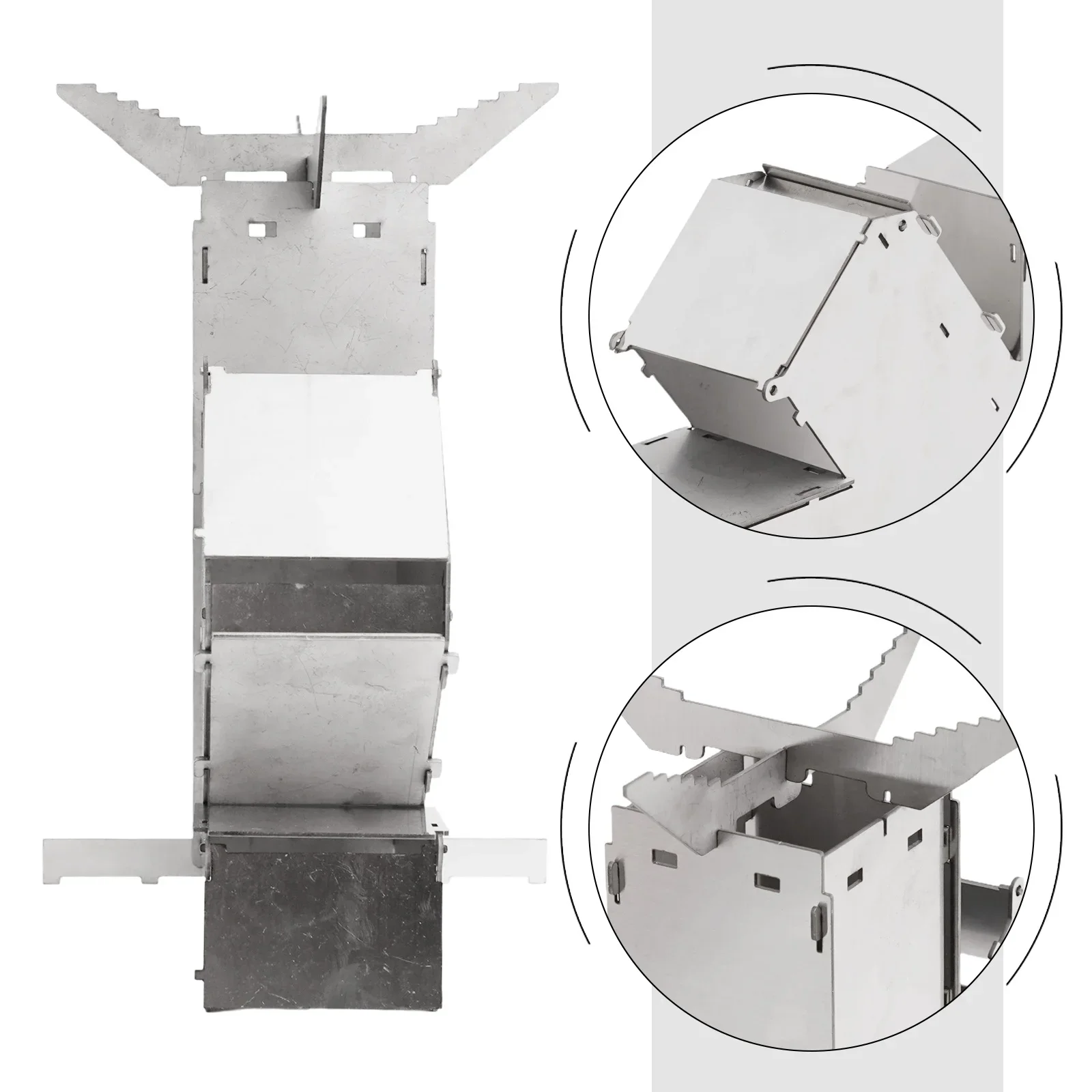 Brand New High Quality Wood Stove Firewood Stove 1.2mm 18*11.5*5.5cm 1pc Stainless Steel Or Other Fuels With You
Brand New High Quality Wood Stove Firewood Stove 1.2mm 18*11.5*5.5cm 1pc Stainless Steel Or Other Fuels With You