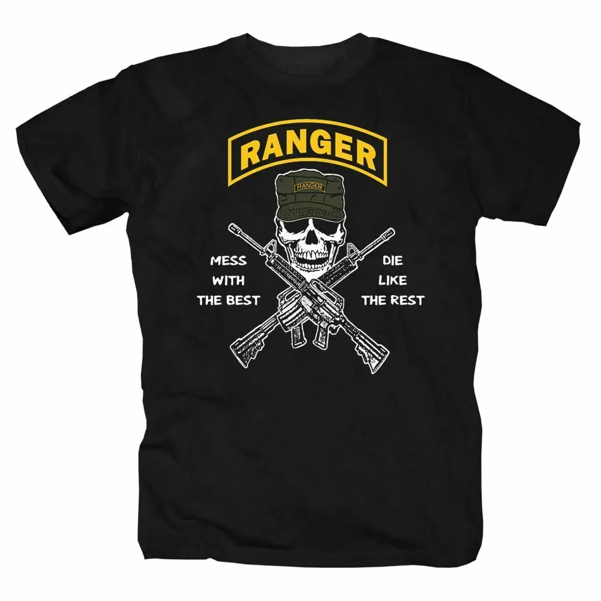 Ranger United States Army USA Armee Spezialeinheit T-Shirt Men's 100% Cotton Casual T-shirts Loose Top Size S-3XL
Ranger United States Army USA Armee Spezialeinheit T-Shirt Men's 100% Cotton Casual T-shirts Loose Top Size S-3XL