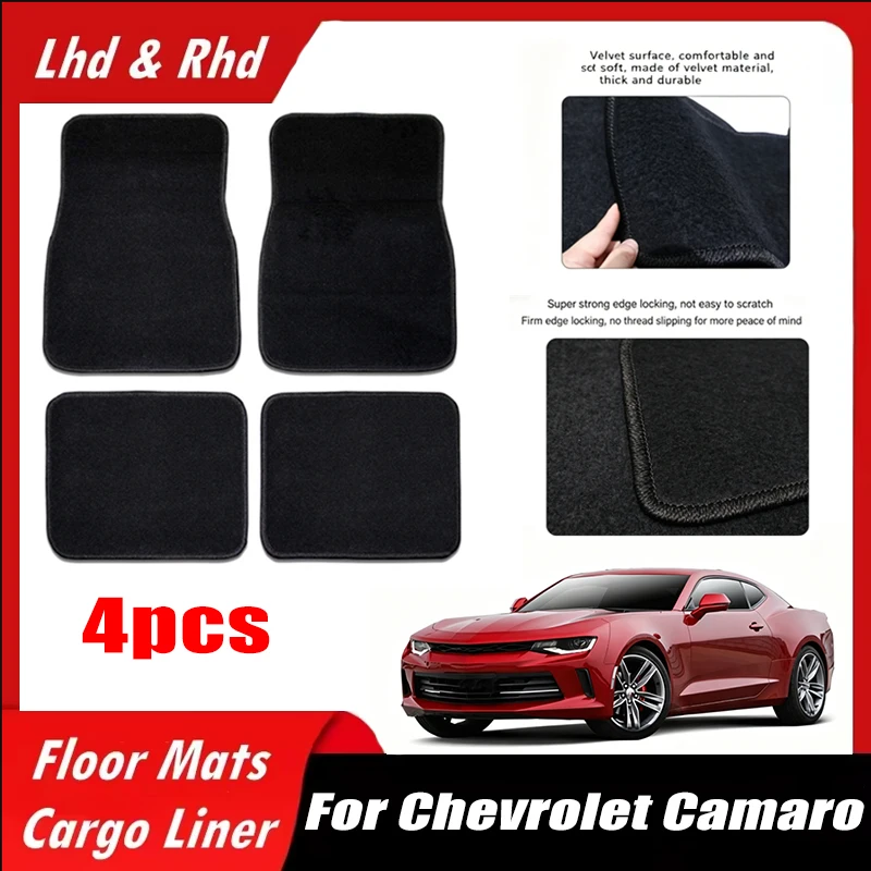 Car Floor Mats All-Weather Easy To Clean Durable Anti-Slip Interior Protection Floor Liners For Chevrolet Camaro Accessories
Car Floor Mats All-Weather Easy To Clean Durable Anti-Slip Interior Protection Floor Liners For Chevrolet Camaro Accessories