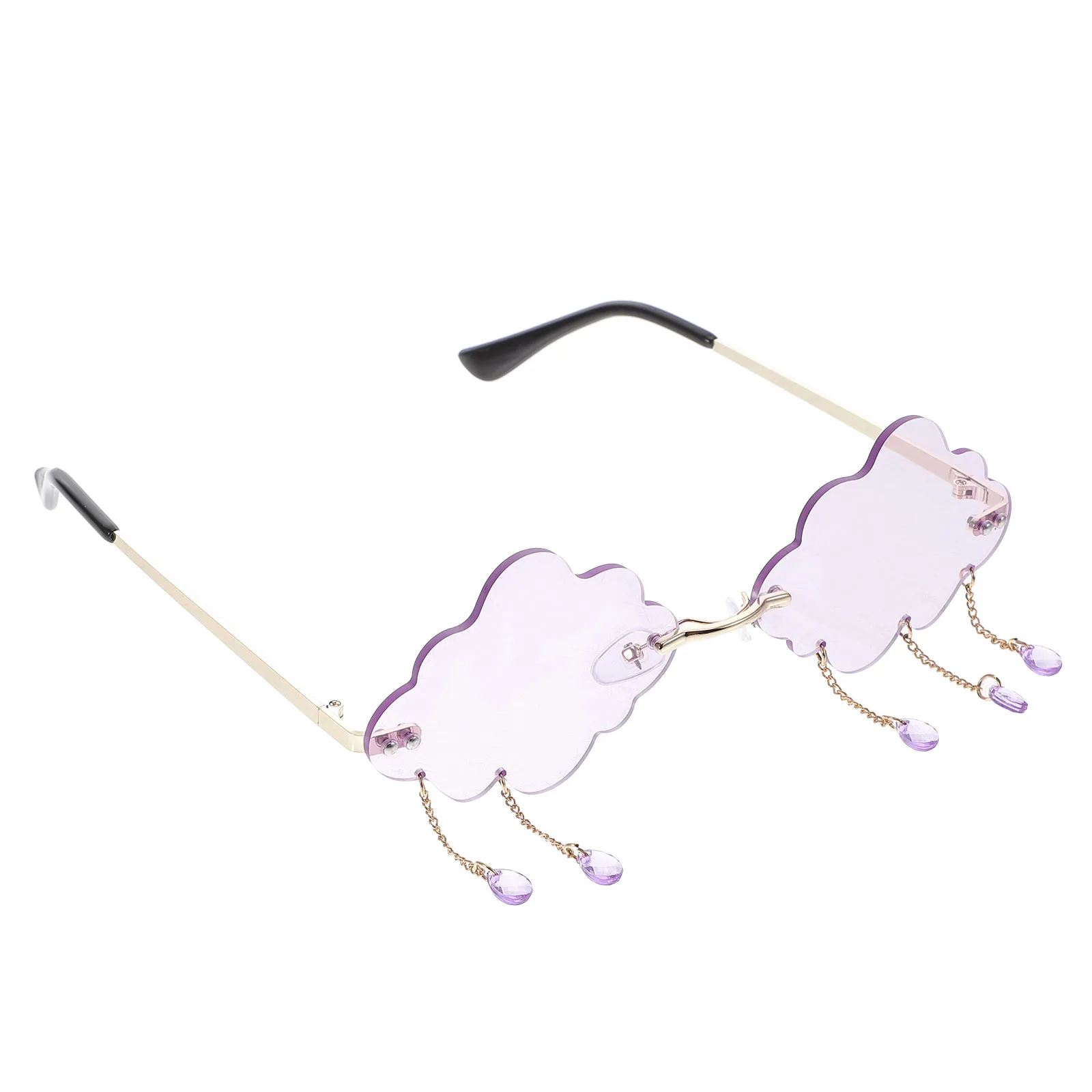 Rimless Cloud Sunglasses Fashion Purple Shaped Woman Cool Disco Funny Glasses for Beach Stylish Appealing
Rimless Cloud Sunglasses Fashion Purple Shaped Woman Cool Disco Funny Glasses for Beach Stylish Appealing