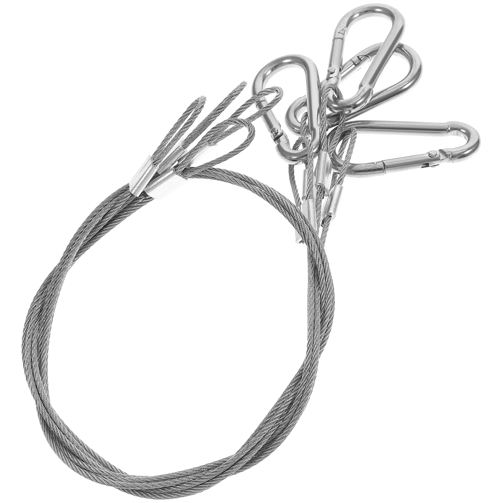 4 Pcs Stainless Steel Safety Cable Locks 2.0mm Thick 480mm Heavy Duty Security Rope for Luggage Stage Light Hanging Clamp
4 Pcs Stainless Steel Safety Cable Locks 2.0mm Thick 480mm Heavy Duty Security Rope for Luggage Stage Light Hanging Clamp