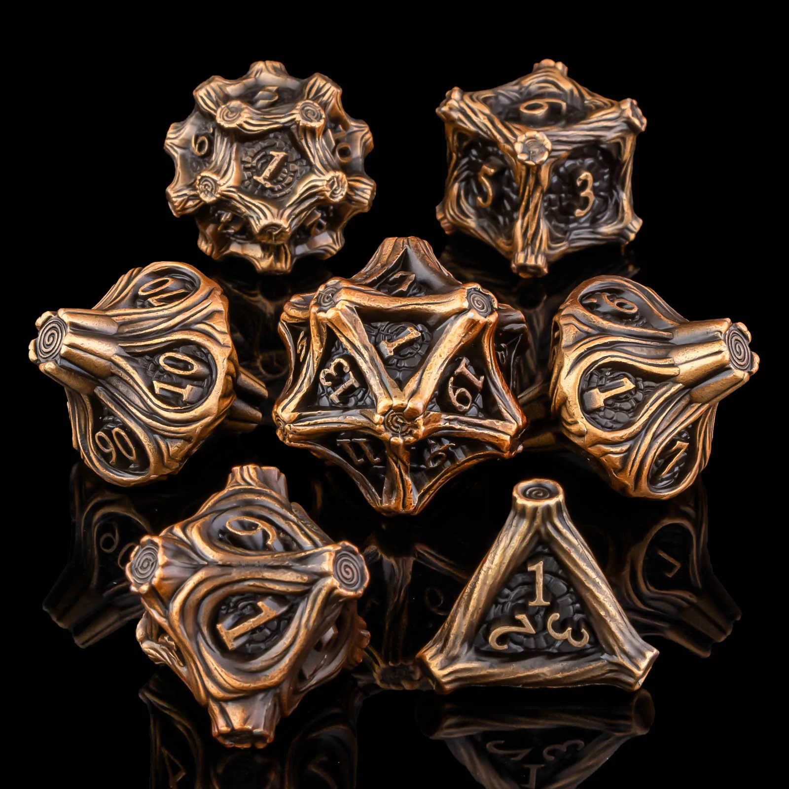 Metal DND Dice Set, Gold Design Dungeon and Dragon Dice Set for Role Playing, Polyhedral D&D Dice Set for Tabletop Game Gift
Metal DND Dice Set, Gold Design Dungeon and Dragon Dice Set for Role Playing, Polyhedral D&D Dice Set for Tabletop Game Gift