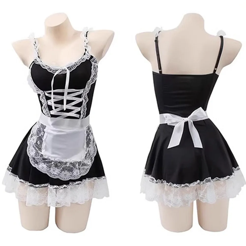 Сексуальная униформа горничной с черными бретелями, нижнее белье Babydoll, карнавальный костюм для взрослых женщин, сексуальное женское белье для взрослых, порно костюм, странный латекс
Сексуальная униформа горничной с черными бретелями, нижнее белье Babydoll, карнавальный костюм для взрослых женщин, сексуальное женское белье для взрослых, порно костюм, странный латекс