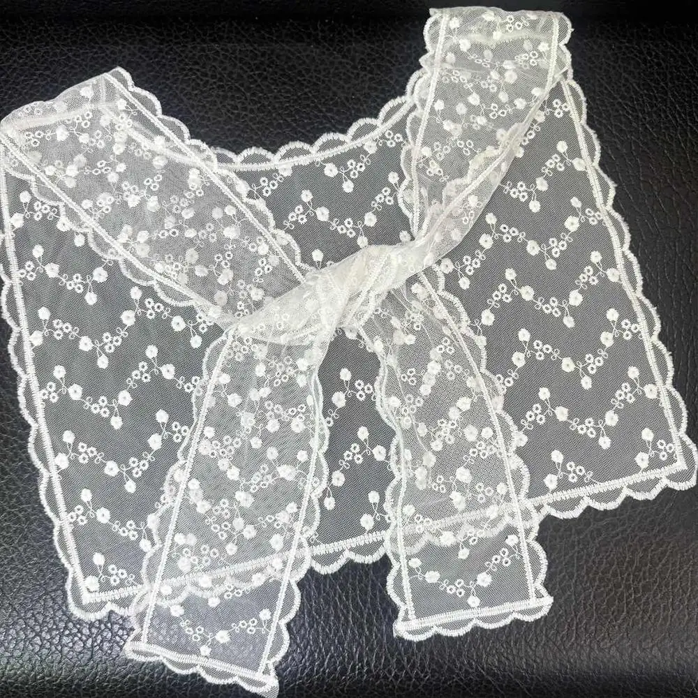 Lace Crochet Hollow Fake Collar Women Clothes Accessories Decorative Collor Small Shawl Fashion Office Lady Lace Scarf For Women
Lace Crochet Hollow Fake Collar Women Clothes Accessories Decorative Collor Small Shawl Fashion Office Lady Lace Scarf For Women