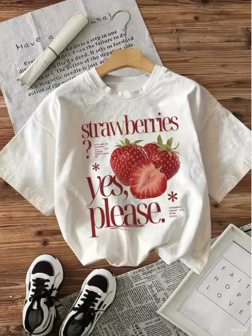 Strawberry Graphic Black Pure Cotton T Shirt Trendy Design Strawberries Yes Please Streetwear Classic New Arrival Tee S-4XL
Strawberry Graphic Black Pure Cotton T Shirt Trendy Design Strawberries Yes Please Streetwear Classic New Arrival Tee S-4XL