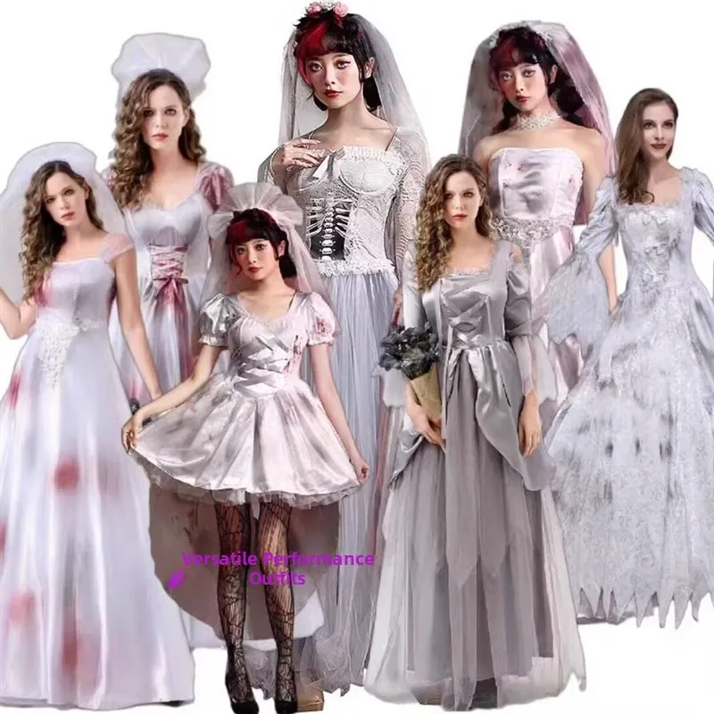 Halloween Costume Women's Ghost Bride Art Photography Dry Corpse Mummy Suit Bloodstained Traditional Chinese ...
Halloween Costume Women's Ghost Bride Art Photography Dry Corpse Mummy Suit Bloodstained Traditional Chinese ...