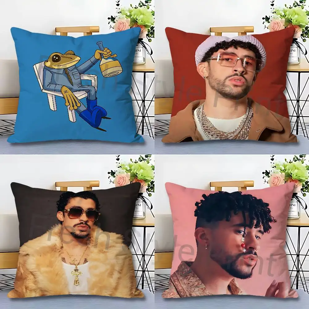 B-Bad B-Bunnys DTMF Various Sizes Square Pillow Case For Car Home Bedchamber Decor Custom Valentine gift
B-Bad B-Bunnys DTMF Various Sizes Square Pillow Case For Car Home Bedchamber Decor Custom Valentine gift