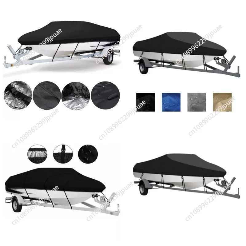 600D Oxford Cloth Boat Cover 10-24FT Waterproof Anti-UV Dustproof V-Trailer Marine Canvas Protector Accessories
600D Oxford Cloth Boat Cover 10-24FT Waterproof Anti-UV Dustproof V-Trailer Marine Canvas Protector Accessories