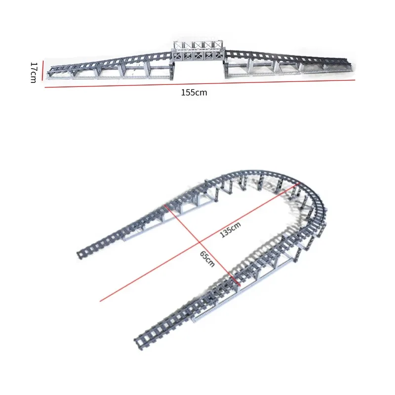 MOC Building Toy Set Models of Urban Transportation Systems Elevated Bridges Straight Tracks Curved Tracks Accessories Included
MOC Building Toy Set Models of Urban Transportation Systems Elevated Bridges Straight Tracks Curved Tracks Accessories Included
