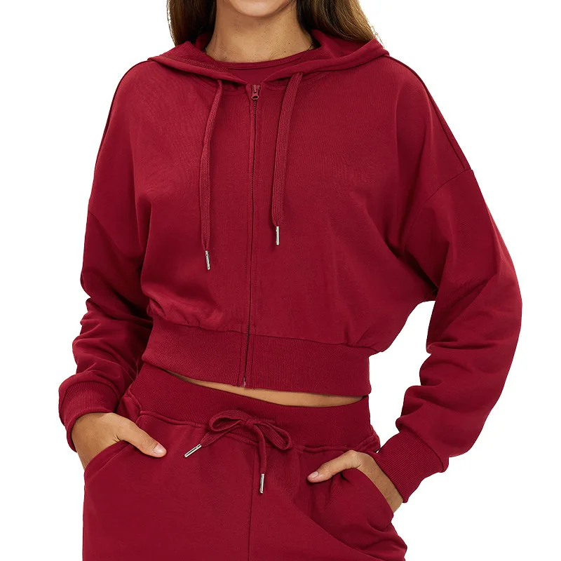 Women's Fitness Coat Hooded Cardigan Autumn and Winter Jacket Female Workout Yoga Long Sleeve Gym Running Training Sports Top
Women's Fitness Coat Hooded Cardigan Autumn and Winter Jacket Female Workout Yoga Long Sleeve Gym Running Training Sports Top