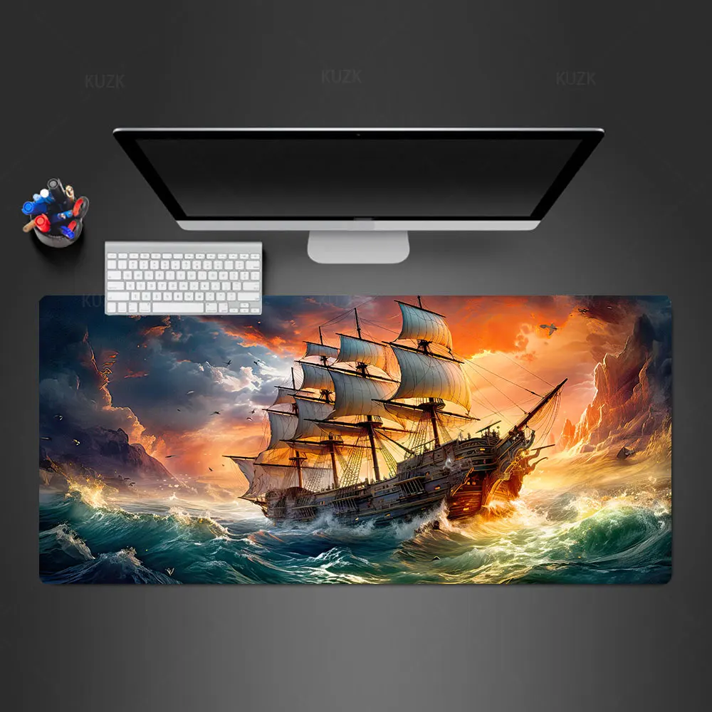 Pirate ship Mouse Pad Extended Desk Mat, Rubber Anti-slip Keyboard Pad, Computer Office XL Game MousePad,Desktop Accessories Mat
Pirate ship Mouse Pad Extended Desk Mat, Rubber Anti-slip Keyboard Pad, Computer Office XL Game MousePad,Desktop Accessories Mat