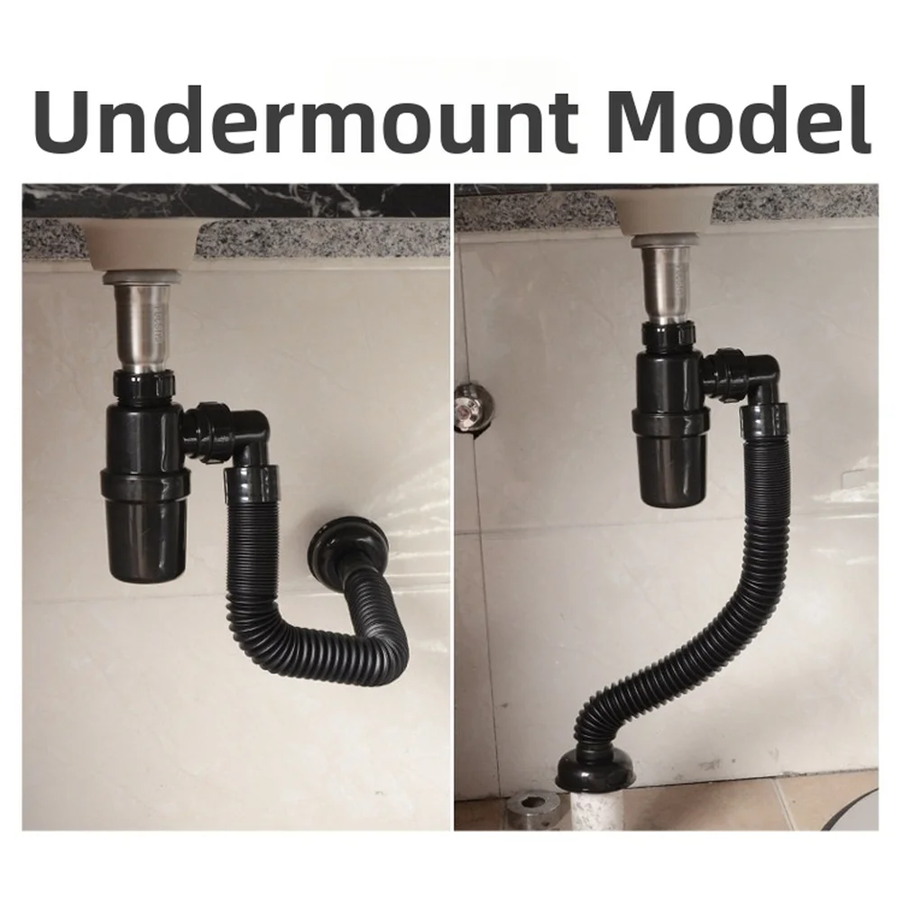 Pop‑Up Sink Drain Stopper With Anti‑Odor Flexible P‑Trap Drain Pipe Kit For Bathroom Vanity Basin Plumbing Replacement
Pop‑Up Sink Drain Stopper With Anti‑Odor Flexible P‑Trap Drain Pipe Kit For Bathroom Vanity Basin Plumbing Replacement
