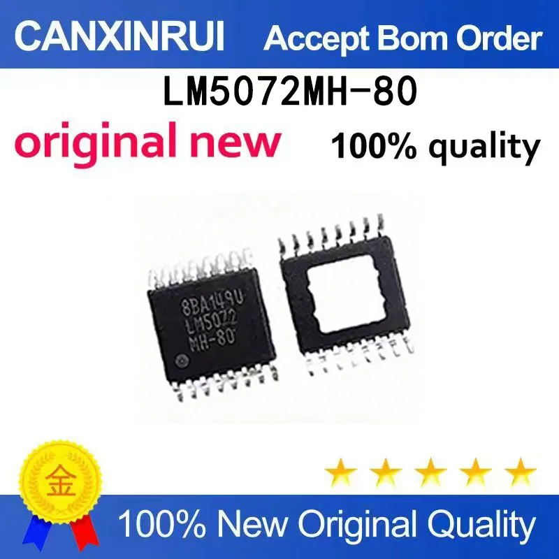 (5-100 pieces)Brand new original LM5072MH-80 LM5072 SMT TSSOP-16 switch regulator chip IC
(5-100 pieces)Brand new original LM5072MH-80 LM5072 SMT TSSOP-16 switch regulator chip IC