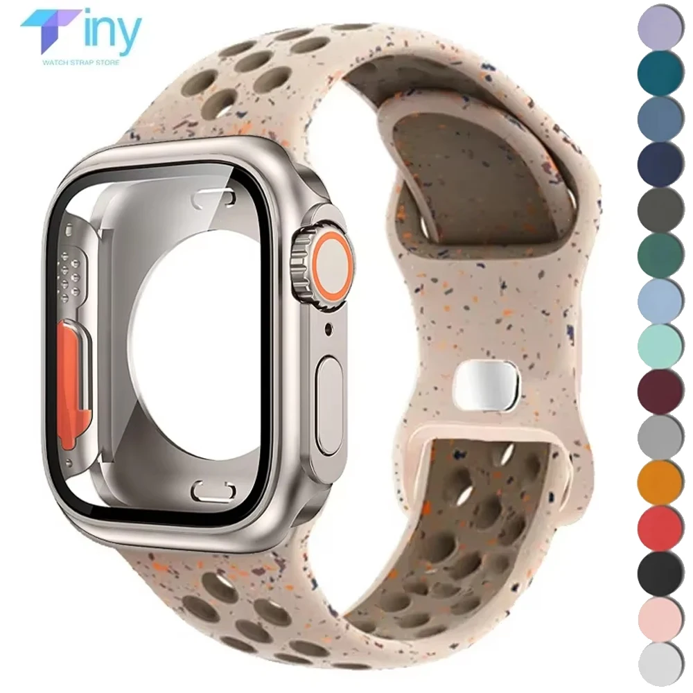 Full Coverage Case+Strap for Apple Watch Band 10 9 8 7 6 42mm 44 45 46mm Change To Ultra2 49 Protective Cover Silicone Bracelet
Full Coverage Case+Strap for Apple Watch Band 10 9 8 7 6 42mm 44 45 46mm Change To Ultra2 49 Protective Cover Silicone Bracelet
