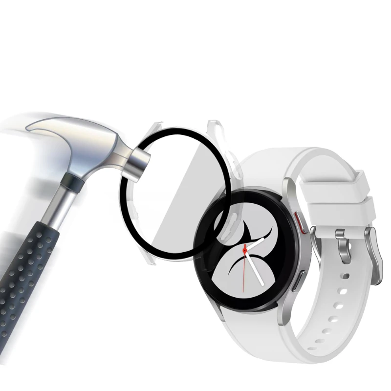Tempered Glass Case For Samsung Galaxy Watch 4 40mm 44mm Anti-fall Protective Shell For Galaxy watch 4 Classic 42mm 46mm Cover
Tempered Glass Case For Samsung Galaxy Watch 4 40mm 44mm Anti-fall Protective Shell For Galaxy watch 4 Classic 42mm 46mm Cover